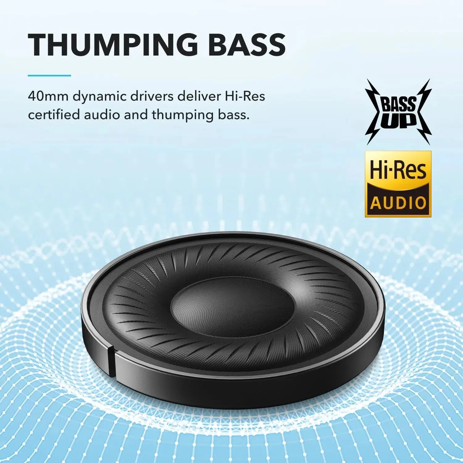 Soundcore by Anker Q20i Hybrid Active Noise Cancelling Headphones - Image 5
