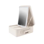 Green Lion Travel Makeup Bag with Lighted Mirror | ElectroMart UAE - Image 2