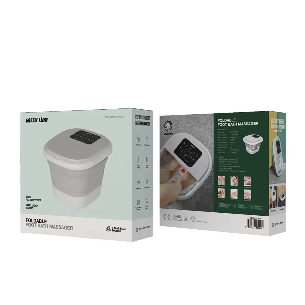 Green Lion Foldable Foot Bath Massager - Image 2