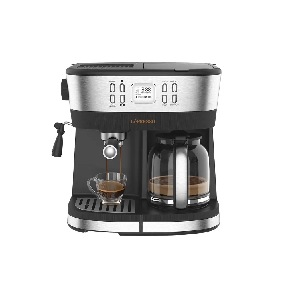 LePresso Dual Brew Drip Coffee & Espresso Machine - Image 1