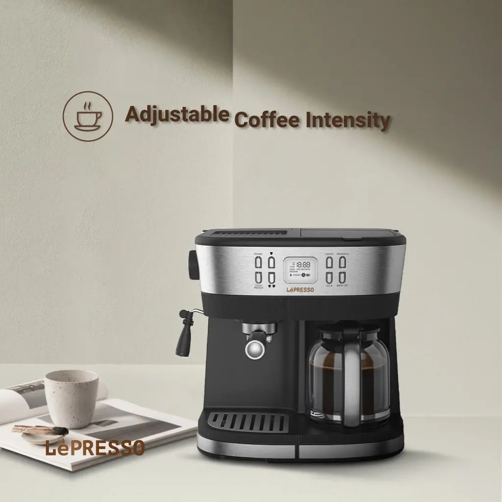 LePresso Dual Brew Drip Coffee & Espresso Machine - Image 4
