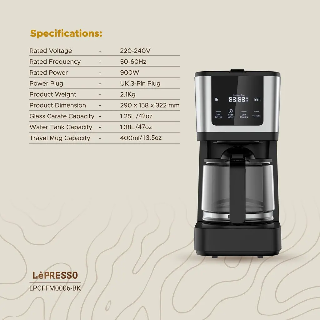 LePresso Rich Brew Coffee Machine Interactive Touch Display - Image 11
