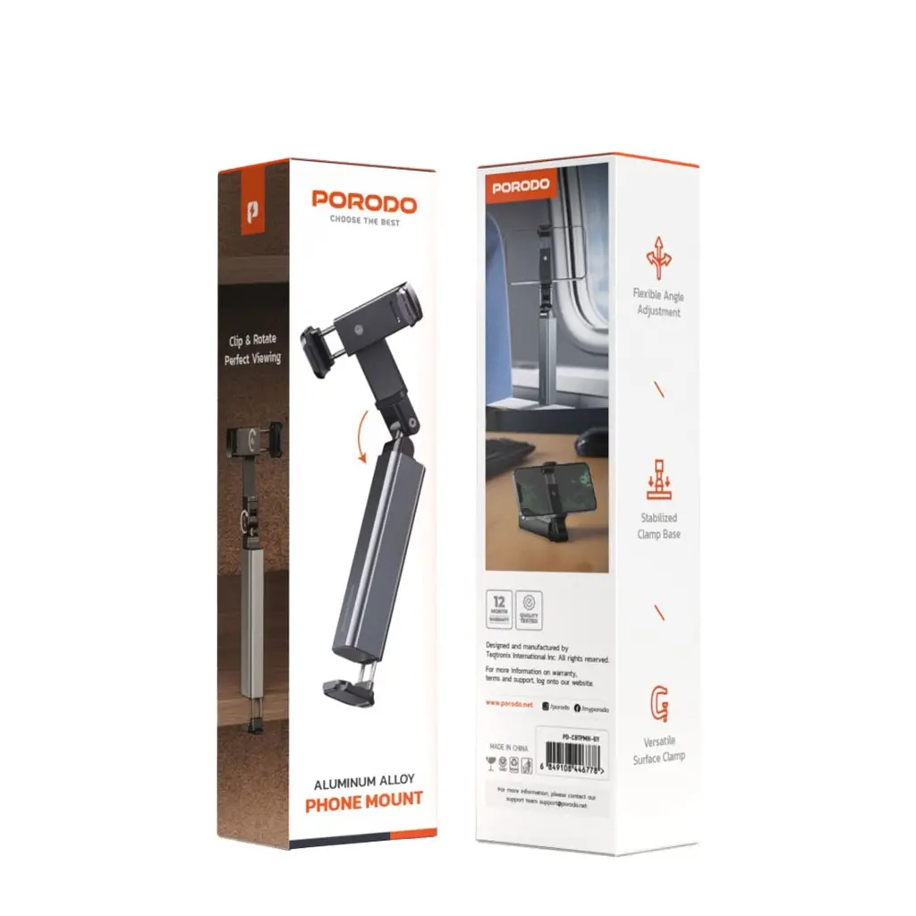 Porodo Aluminum Alloy Phone Mount - Image 4