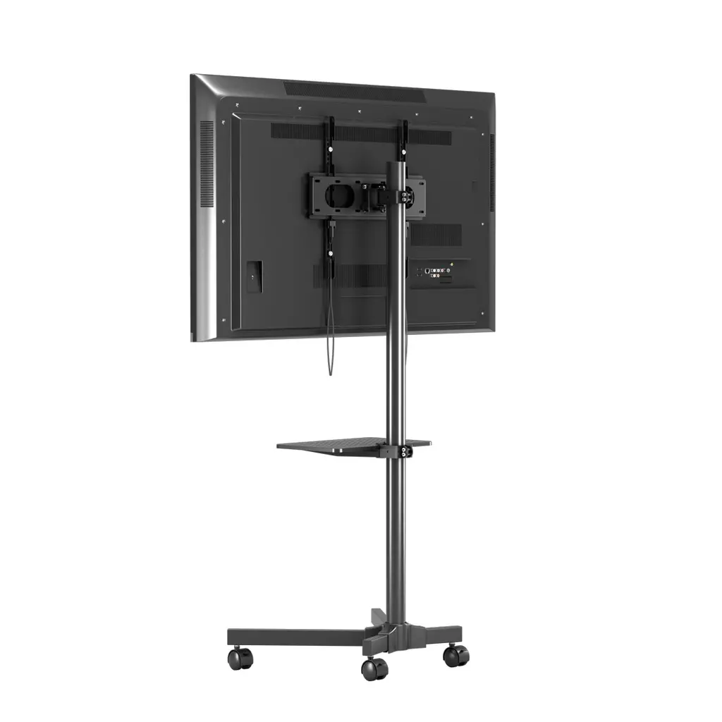 Porodo Mobile TV Stand Dynamic Swivel Tilt Adjustable Height - Image 2