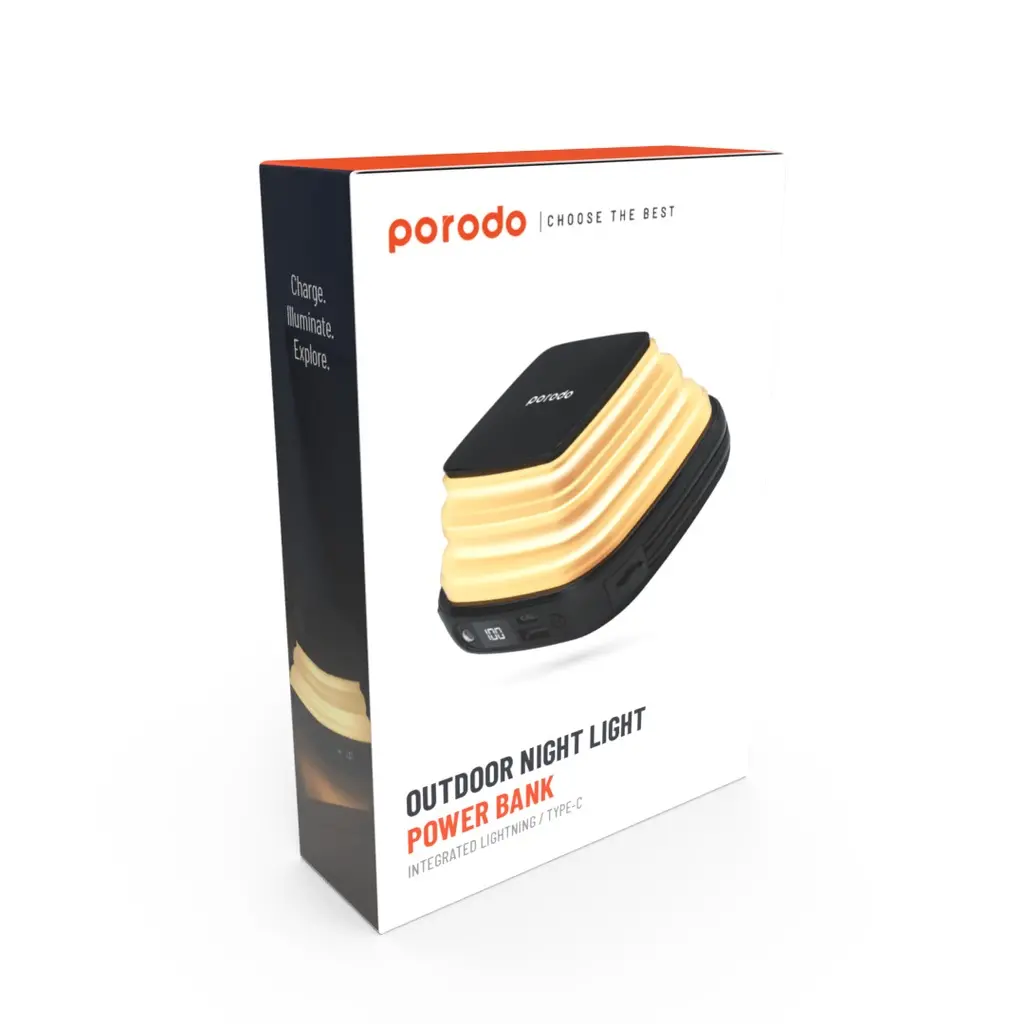 Porodo 10000mAh Power Bank with nightlight - Image 5