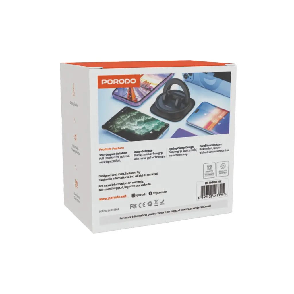 Porodo Rotatable Mobile Phone Bracket - Image 3