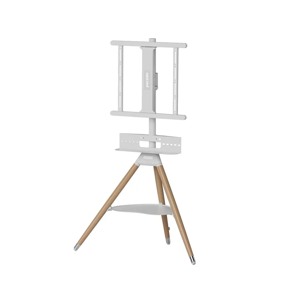 Porodo TV Stand Wooden Tripod - Image 3