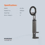 Porodo Zinc Alloy Special Purpose MagSafe Phone Mount - Image 8