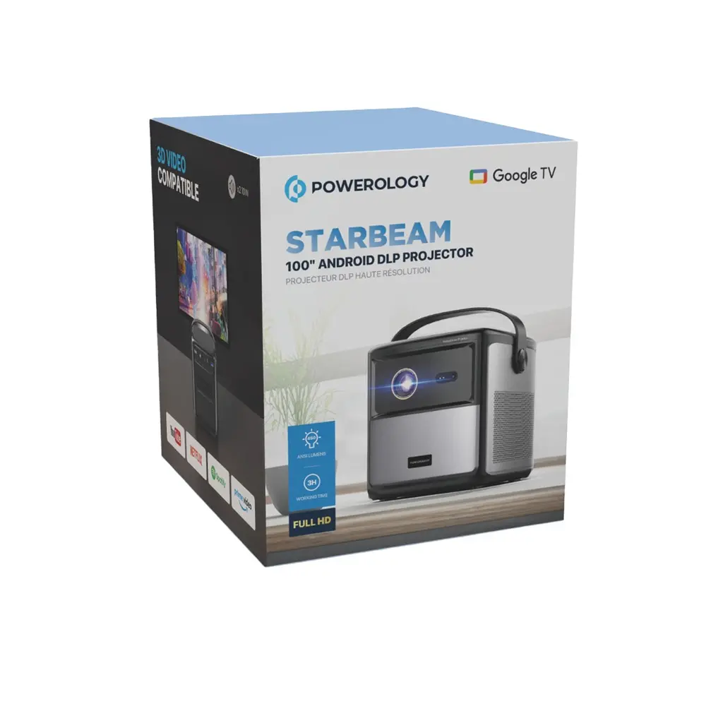 Powerology Starbeam 100 Google DLP Projector - Image 5