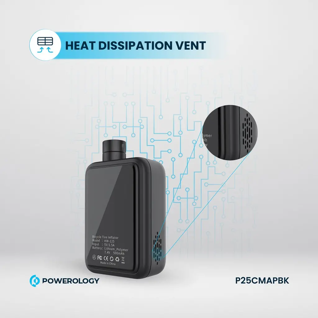 Powerology Super Compact Tire Inflator - Image 8