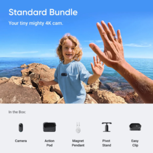 Insta360 GO 3S White 4K Action Camera with Action Pod