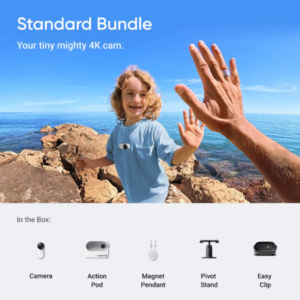 Insta360 GO 3S White 4K Action Camera with Action Pod