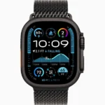 Apple Watch Ultra 2 Titanium Milanese Loop Black
