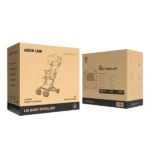 Green Lion Lia Baby Stroller - Black