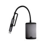 Green Lion 5 in 1 Mini MultiFunction Hub ( Type-C/Lightning/SD/TF/AUX/USB )
