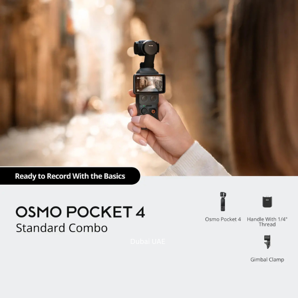DJI Osmo Pocket 4 Standard Combo Dubai UAE
